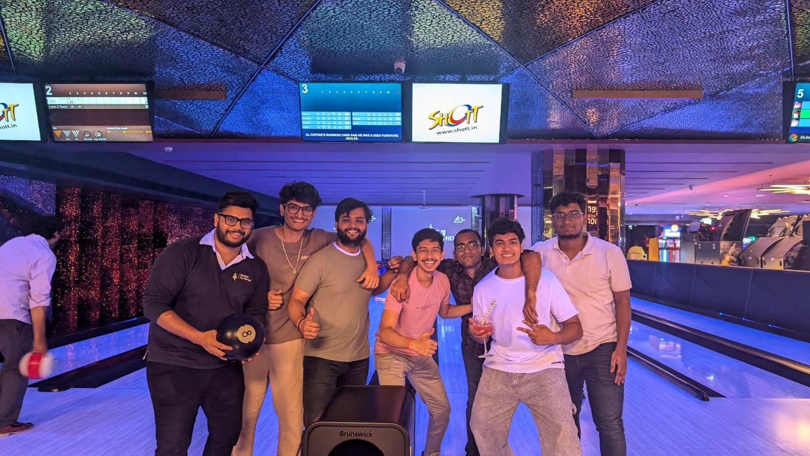 Team bowling night