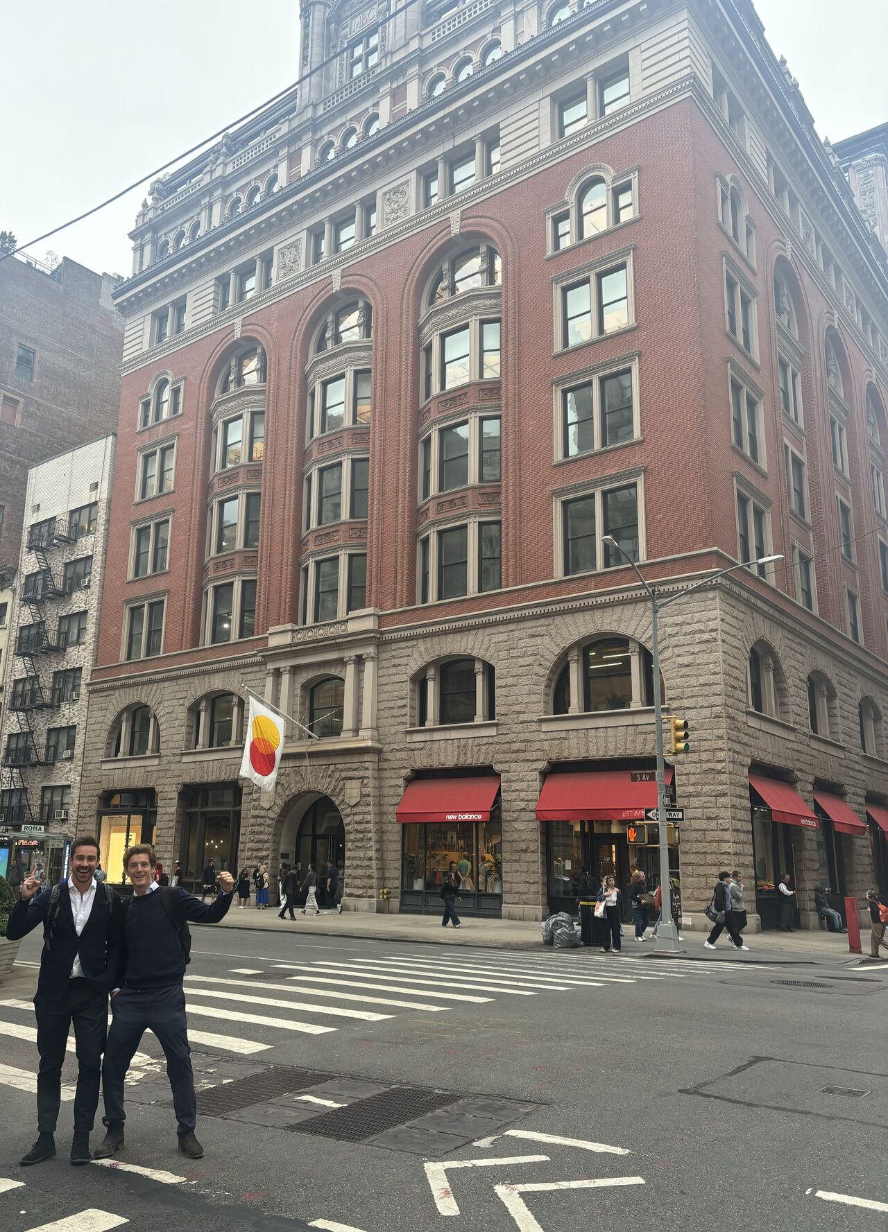 Reewild founders inside Mastercard offices, Start Path cohort