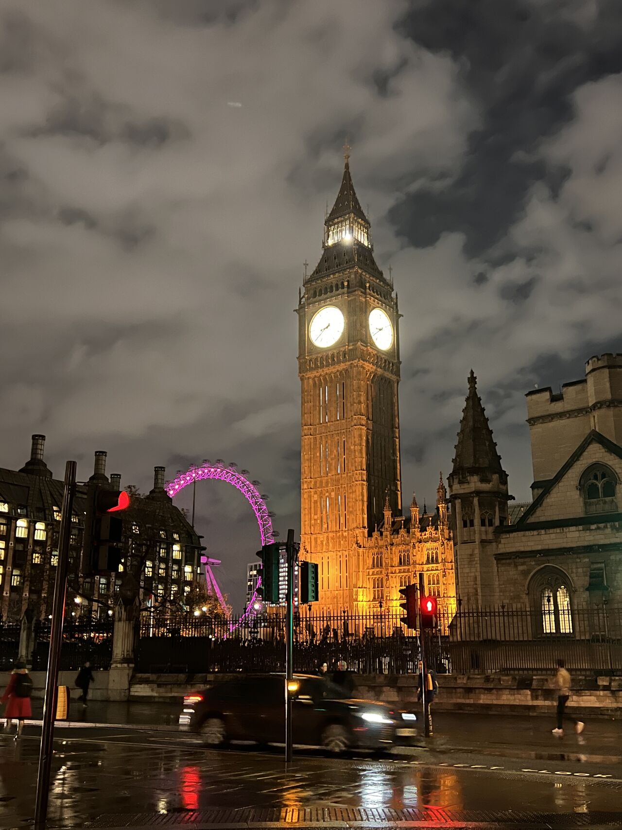 Big Ben at night, Westminster